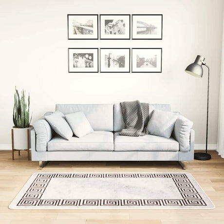 Tapis vidaxl Anti-slip 80x150 cm beige clair