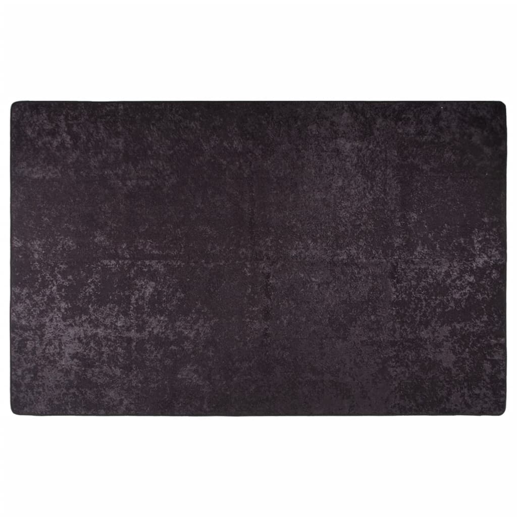 Vidaxl rug washable anti-slip 80x150 cm anthracite-colored