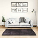 Tapis Vidaxl Wasable Anti-Slip 80x150 cm Colaire à l'anthracite