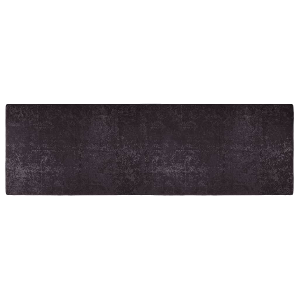 Vidaxl Rug Washable Anti-Slip 80x300 cm Anthracite-Colored