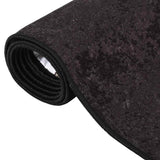 Tapis vidaxl Anti-slip lavable 190x300 cm de couleur anthracite
