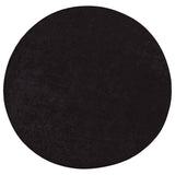 Tapis vidaxl Anti-slip lavable Ø120 cm de couleur anthracite