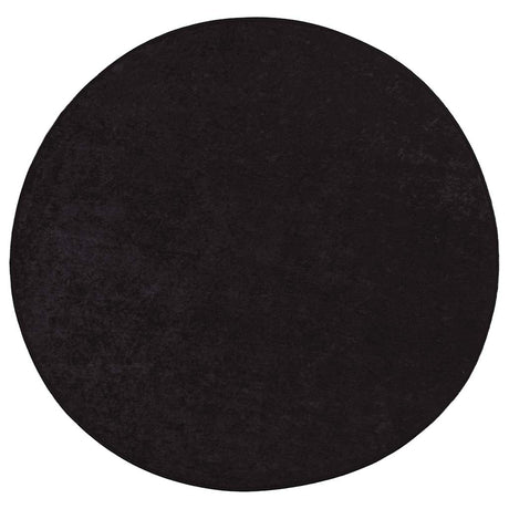 Tapis vidaxl Anti-slip lavable Ø120 cm de couleur anthracite