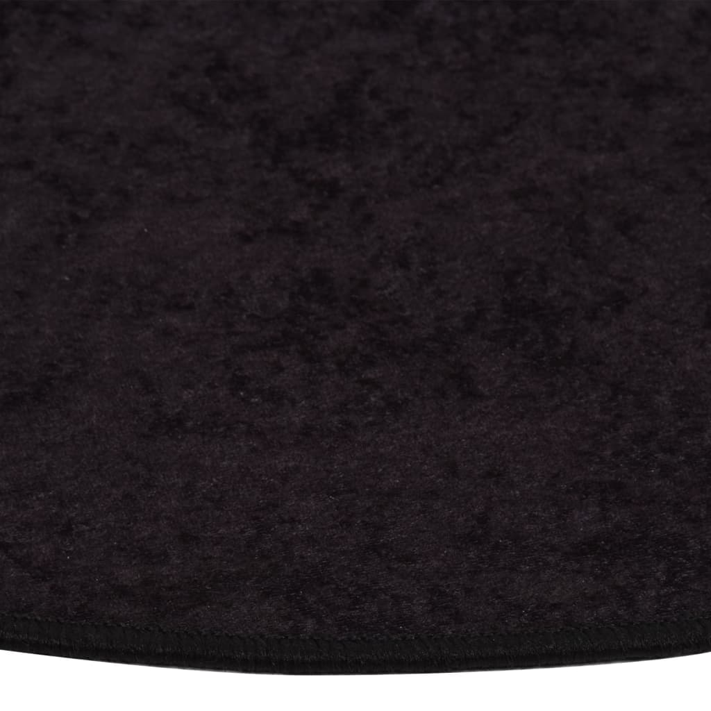 Vidaxl rug washable anti-slip Ø120 cm anthracite-colored