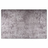 Vidaxl rug washable anti-slip 80x150 cm gray