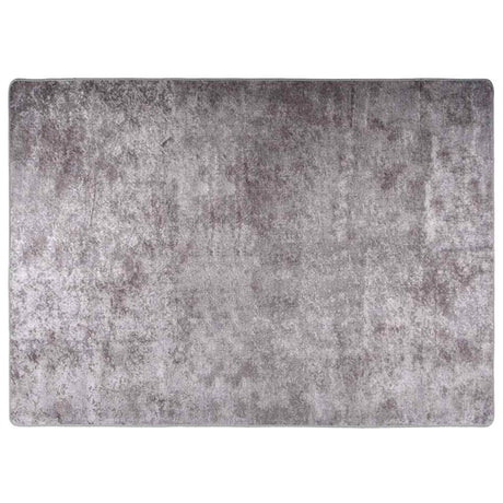 Tapis Vidaxl Wasable Anti-Slip 120x180 cm Gray