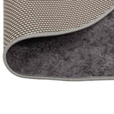 Tapis vidaxl Anti-slip lavable Ø120 cm Gray