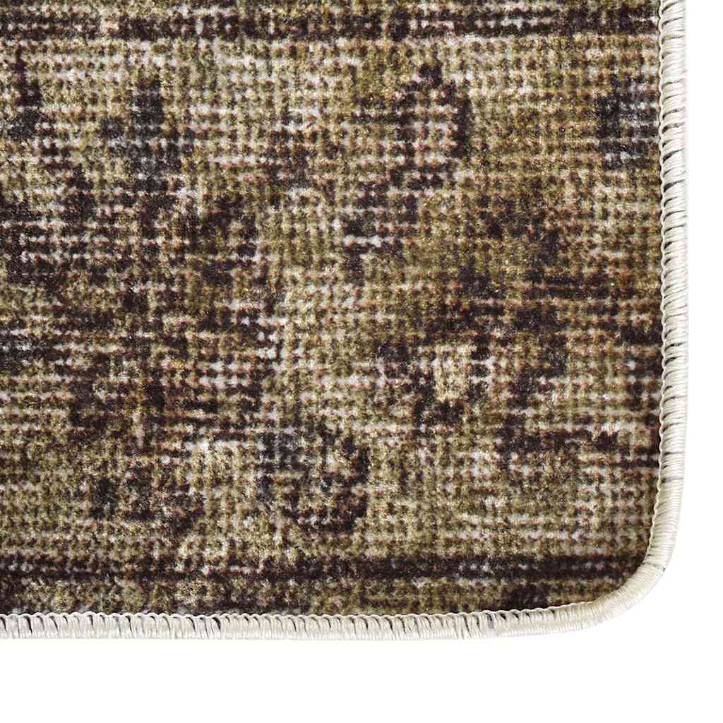 Vidaxl tapis lavable Anti-slip patchwork 80x150 cm multicolore