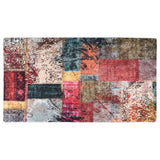 Vidaxl tapis lavable Anti-slip patchwork 190x300 cm multicolore