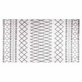Tapis vidaxl Anti-slip lavable 190x300 cm noir et blanc