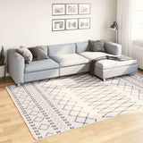 Tapis vidaxl Anti-slip lavable 190x300 cm noir et blanc