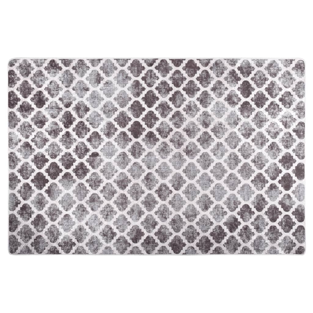 Vidaxl tapis lavable anti-glip 80x150 cm multicolore