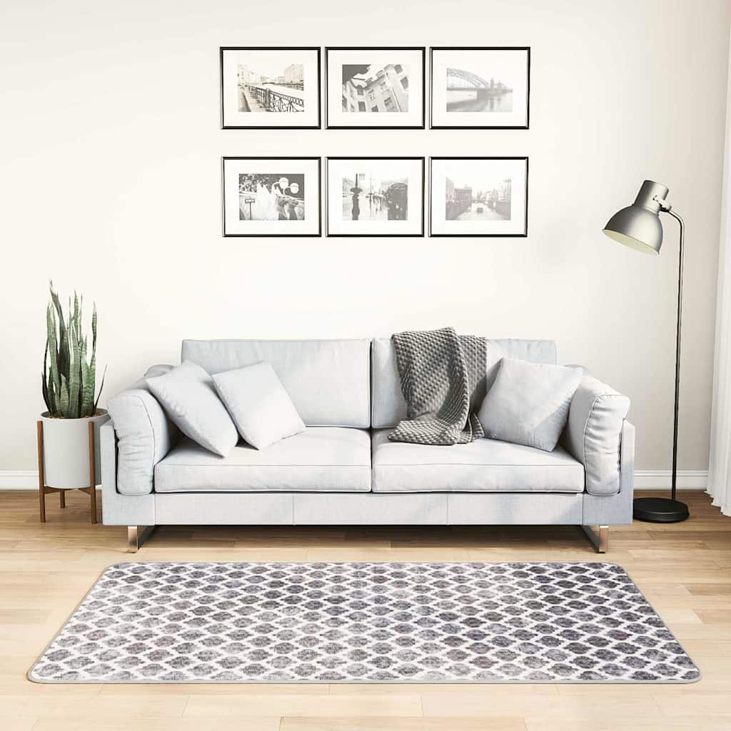 Vidaxl tapis lavable anti-glip 80x150 cm multicolore