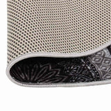 Vidaxl tapis lavable antidérapant Ø120 cm multicolore