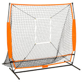 Réseau de formation de baseball Vidaxl 174x76x158,5 cm noir