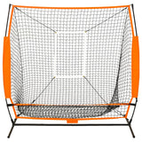 Réseau de formation de baseball Vidaxl 174x76x158,5 cm noir