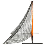 Réseau de formation de baseball Vidaxl 174x76x158,5 cm noir