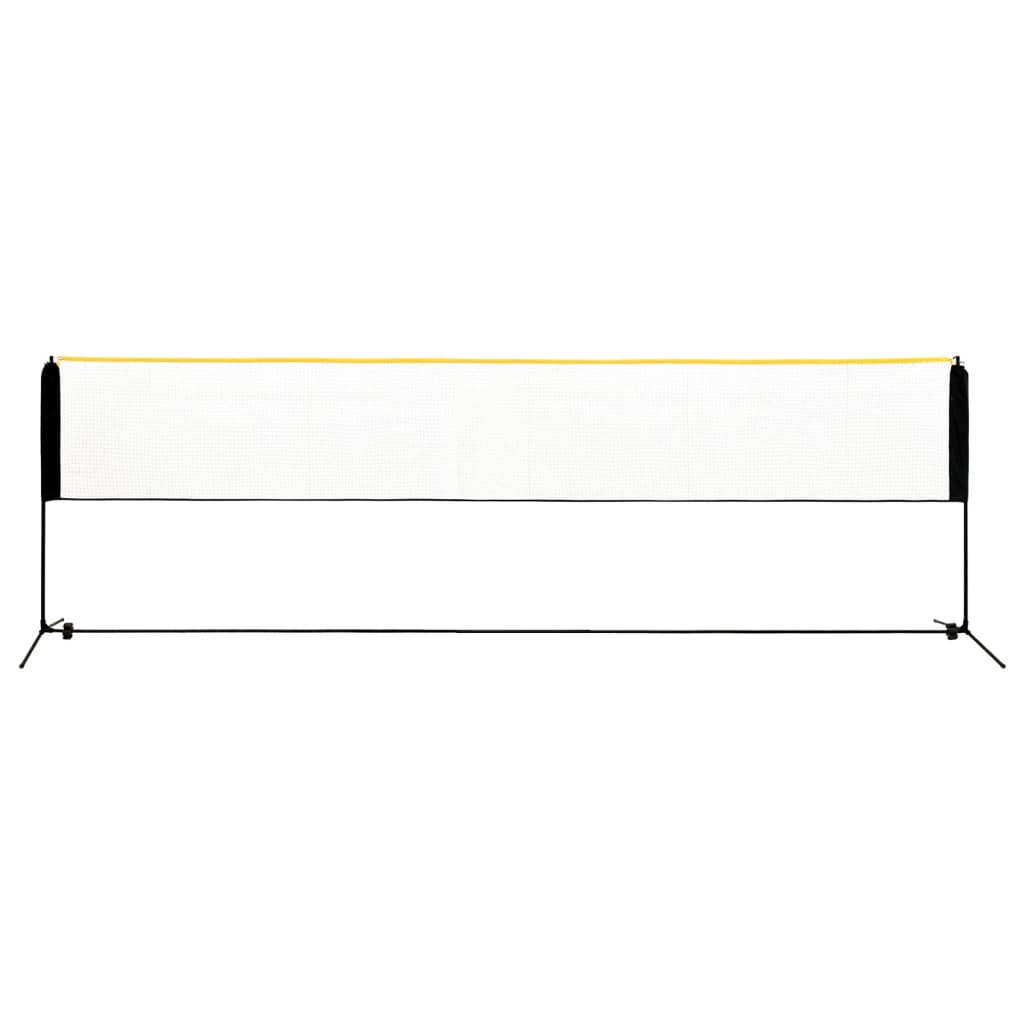 Vidaxl badmintonnet justerbar 500x103x94-158 cm metall