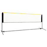 Vidaxl Badmintonnet fäertbar 400x103x94-158 cm Metal