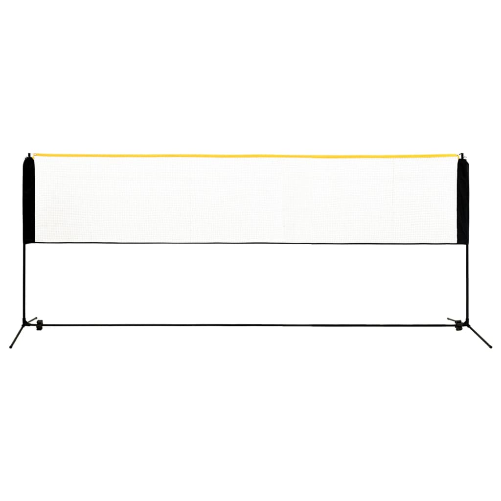 Vidaxl Badmintonnet fäertbar 400x103x94-158 cm Metal