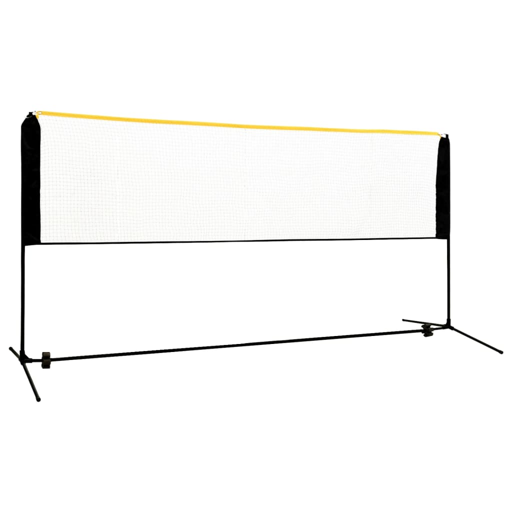 Vidaxl badmintonnet justerbar 300x103x94-158 cm metall