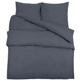 Vidaxx parure de couette légère 225x220 cm microfibre anthracite