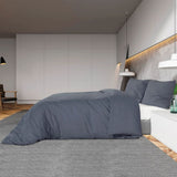 Vidaxx parure de couette légère 225x220 cm microfibre anthracite