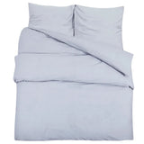 Vidaxx parure de couette légère 200x200 cm microfibre gris