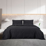 Vidaxx parure de couette légère 225x220 cm microfibre noir