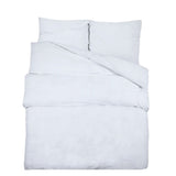Vidaxl Crossing Crossing Set Lightweight 220x240 cm Microfibre blanc