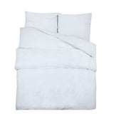 Vidaxl Duvet Racelay Set Lightweight 155x220 cm Microfiber White