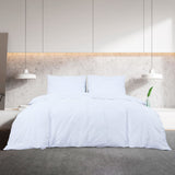 Vidaxl Duvet Racelay Set Lightweight 155x220 cm Microfiber White