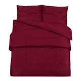 Vidaxl Duvet overlay set Lightweight 240x220 cm Micro -Fiber Bordeaux