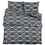 Vidaxx parure de couette 260x220 cm coton gris