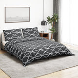 Vidaxx parure de couette 260x220 cm coton gris