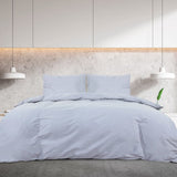Ensemble de découverte de couette Vidaxl 140x200 cm Gray en coton