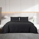 Vidaxl Duvet Sumpay set 260x240 cm di cotone nero