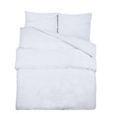 Sada křížení Vidaxl Duvet Set 135x200 cm Cotton White