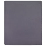 Vidaxl Fichets ajustés 2 ST JERSEY 90x200 cm anthracite de coton -colored