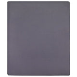 Vidaxl Fitted Sheet Jersey 160x200 CM Cotton Anthracite -Colored