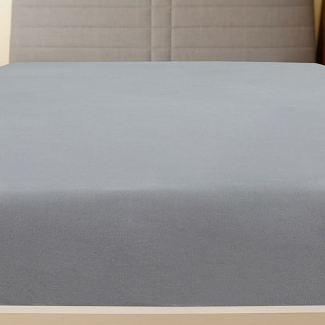 Vidaxl Fitted Folt Jersey 90x200 cm Coton Gris