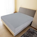 Vidaxl Maillot de feuille ajusté 160x200 cm Gris de coton