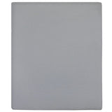 Vidaxl Fiches ajustées 2 ST Jersey 160x200 cm Coton Gray