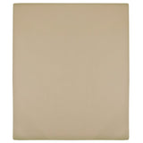 Vidaxl Foglio a monte Jersey 90x200 cm Cotton Taupe