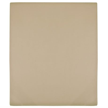 Vidaxl Fitted Sheet Jersey 180x200 cm Coton Taupe