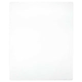 Vidaxl Maillot de feuille ajusté 160x200 cm Coton blanc