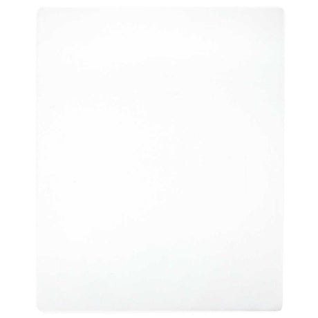Vidaxl Maillot de feuille ajusté 160x200 cm Coton blanc
