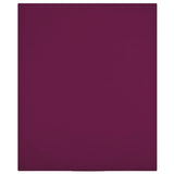 Vidaxl Fitted Sheet Jersey 100x200 cm bomuld Bordeaux rød