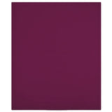 Vidaxl monterade ark 2 St Jersey 100x200 cm bomullsbordeaux röd