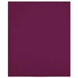 Vidaxl Fiches ajustées 2 St Jersey 160x200 cm Coton Bourgogne rouge